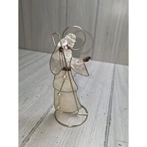 Vintage Capez Shell Shepard Nativity Decor Christmas Holiday Festive